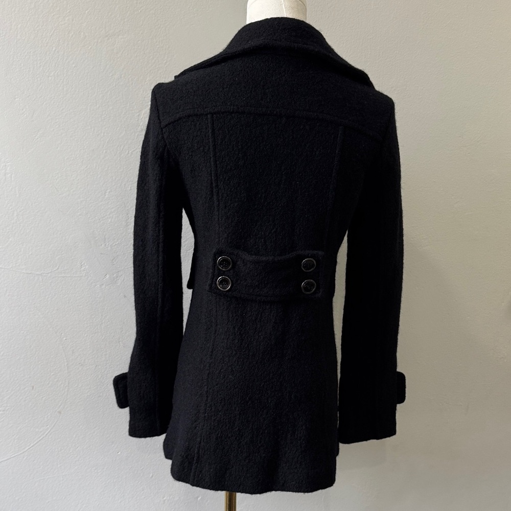 Sandro Sportswear 100% Wool Double-Breasted Peacoat – Size Small - Picture 3 of 13